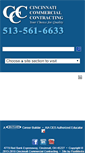 Mobile Screenshot of cccontracting.com